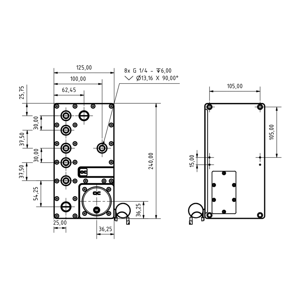 Alphacool Core Distro Plate 24 - Integrated Pump Reservoir Distro Plate incelemesi ve fiyatı